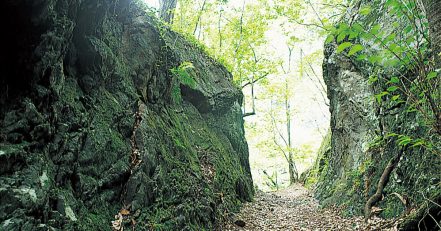 数馬の切り通し