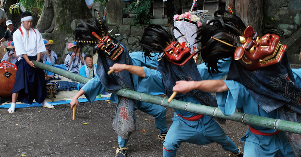 祇園祭（ささら獅子舞）