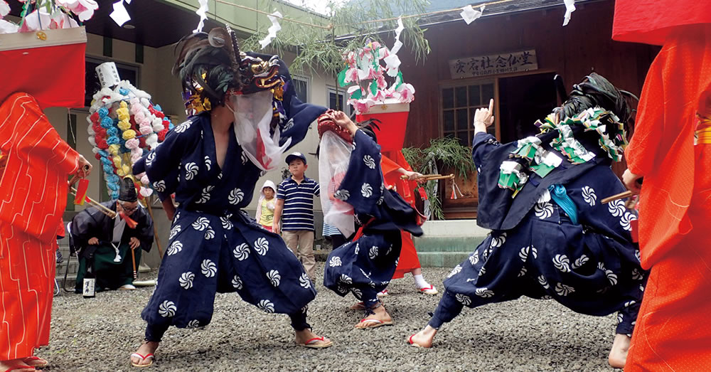 三ヶ村箭弓神社祭典